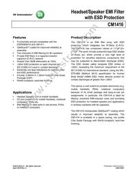 CM1416-03CP Datasheet Cover