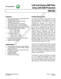CM1430-06DE Datasheet Cover