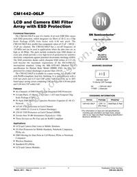 CM1442-06LP Datasheet Cover