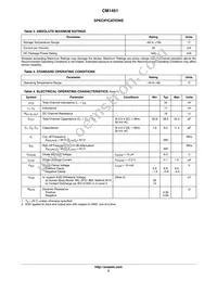 CM1451-08CP Datasheet Page 3