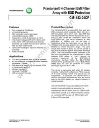 CM1453-04CP Datasheet Cover