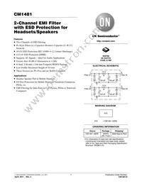 CM1481-02DE Datasheet Cover