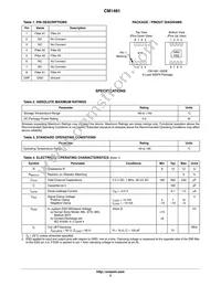 CM1481-02DE Datasheet Page 2