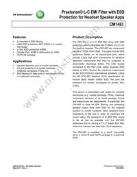 CM1483-02DE Datasheet Cover