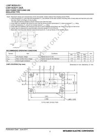 CM150DY-34A Datasheet Page 3