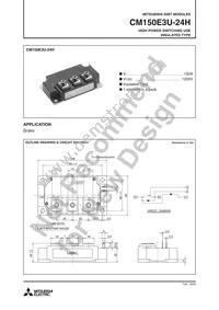 CM150E3U-24H Datasheet Cover