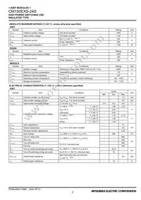 CM150EXS-24S Datasheet Page 2