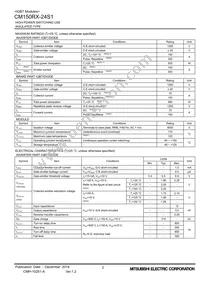 CM150RX-24S1 Datasheet Page 2