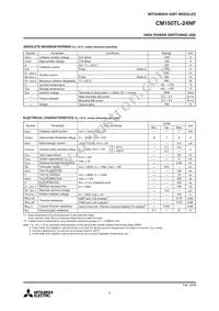 CM150TL-24NF Datasheet Page 2