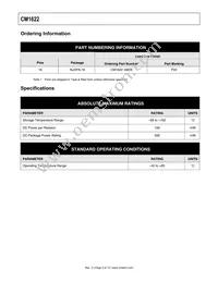 CM1622-08DE Datasheet Page 3