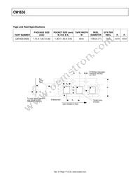 CM1636-08DE Datasheet Page 17