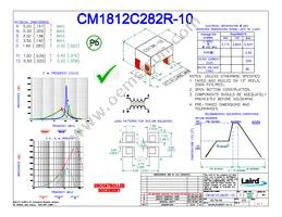 CM1812C282R-10 Datasheet Cover