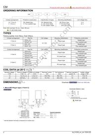 CM1F-P-12V Datasheet Page 2