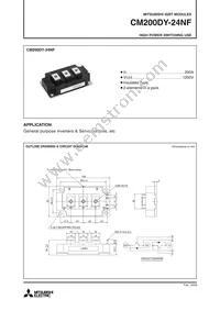 CM200DY-24NF Datasheet Cover