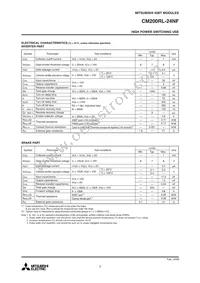 CM200RL-24NF Datasheet Page 3
