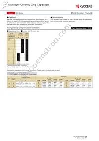 CM21X5R106K06AL Datasheet Page 3