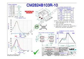 CM2824B103R-10 Datasheet Cover
