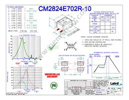 CM2824E702R-10 Datasheet Cover