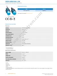 CM30-16BAP-KW1 Datasheet Page 2