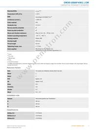 CM30-16BAP-KW1 Datasheet Page 3
