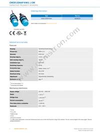 CM30-25NAP-KW1 Datasheet Page 2