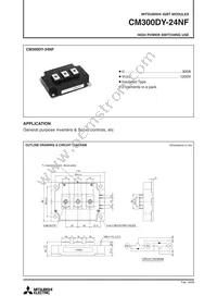 CM300DY-24NF Datasheet Cover