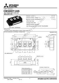 CM300DY-24S Datasheet Cover