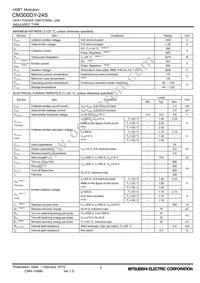 CM300DY-24S Datasheet Page 2