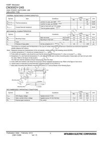 CM300DY-24S Datasheet Page 3