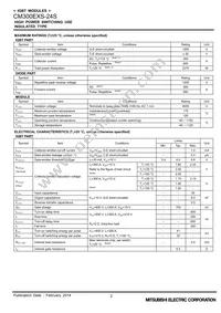 CM300EXS-24S Datasheet Page 2