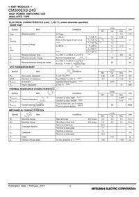 CM300EXS-24S Datasheet Page 3