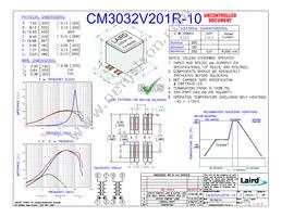 CM3032V201R-10 Datasheet Cover