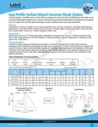 CM3322X630R-10 Datasheet Cover