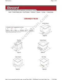 CM3440Z171B-00 Datasheet Cover