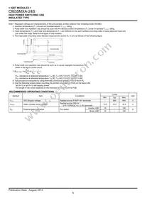 CM35MXA-24S Datasheet Page 5