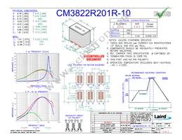 CM3822R201R-10 Datasheet Cover