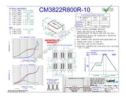 CM3822R800R-10 Datasheet Cover