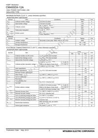 CM400DX-12A Datasheet Page 2