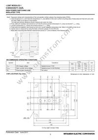 CM400DY-34A Datasheet Page 3