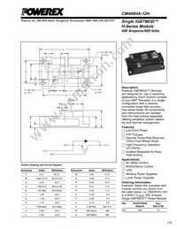 CM400HA-12H Datasheet Cover