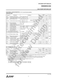 CM400HX-24A Datasheet Page 3