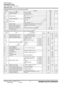 CM450DY-24S Datasheet Page 2