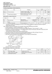 CM450DY-24S Datasheet Page 3