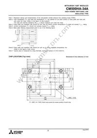 CM500HA-34A Datasheet Page 3