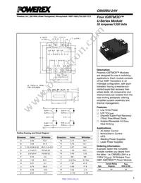 CM50BU-24H Datasheet Cover