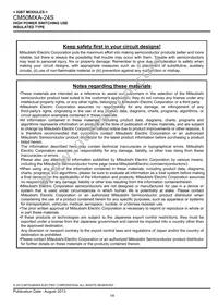 CM50MXA-24S Datasheet Page 14