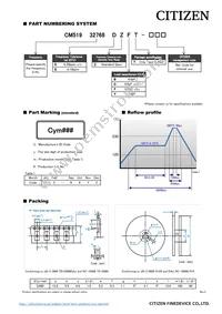 CM51932768EZCT Datasheet Page 2