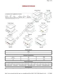 CM5441Z101B-00 Datasheet Cover