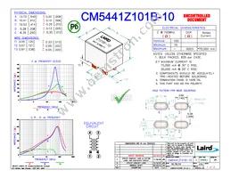 CM5441Z101B-10 Cover