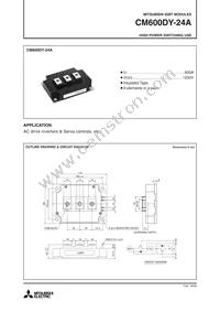 CM600DY-24A Datasheet Cover